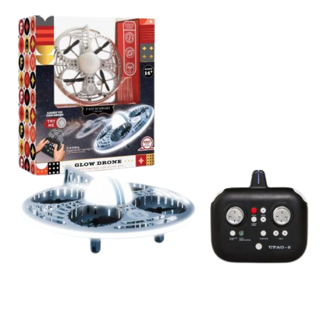 Fao Schwarz Glow Drone LED Stunt Ufo