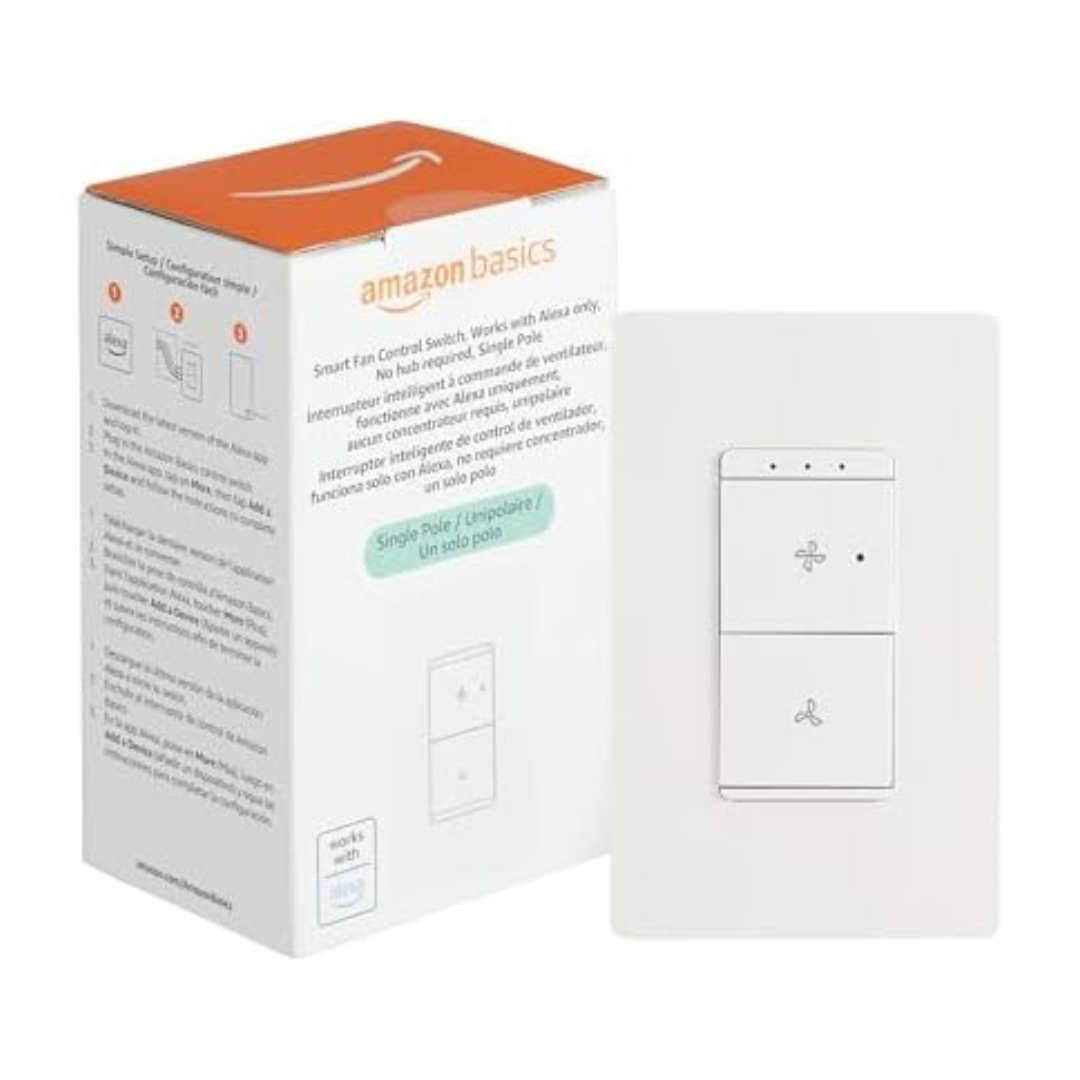 Amazon Basics Smart Ceiling Fan 4-Speed Control Switch