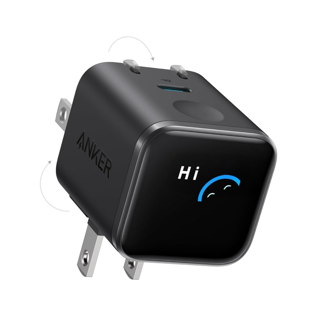 Anker Nano 45W USB-C Charger W/ Smart Display (4 Colors)