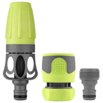3-Piece Flexzilla Garden Hose Nozzle Kit (HFZGAK01)