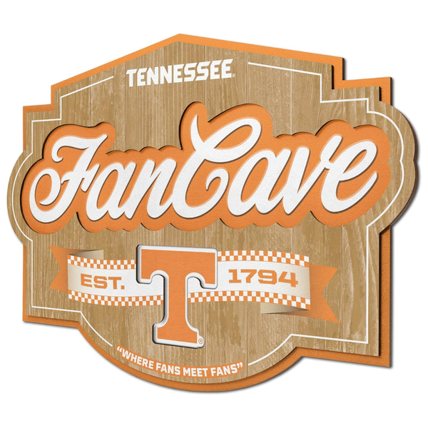 17" x 12.5" NCAA Officially-licensed FanCave 3D Wall Art