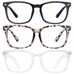 3-Pack Computer Blue Light Glasses