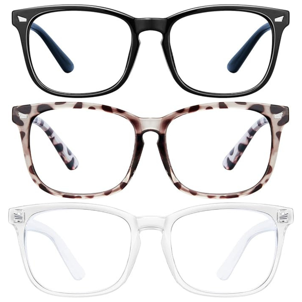 3-Pack Computer Blue Light Glasses