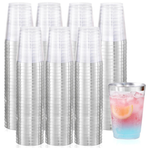 supernal 200-Pieces 10oz Disposable Silver Plastic Cups