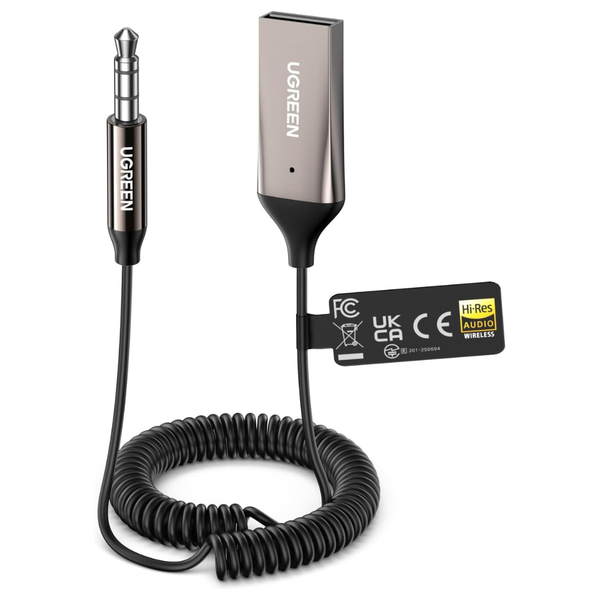 UGREEN Aux To Bluetooth 6.0 Car Adapter With LDAC