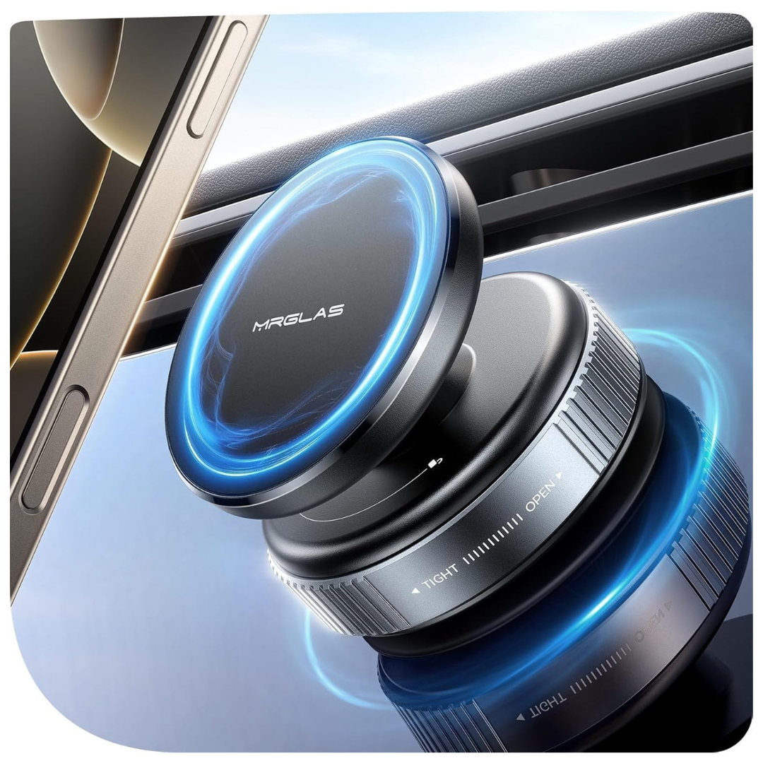 MRGLAS Magsafe 360 Deg. Adjustable Magnetic Car Phone Holder