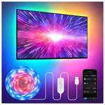 9.84FT LED Backlight Strip Behind TV With Music Sync