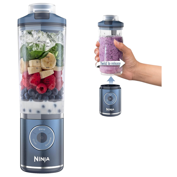 Ninja Blast Max Portable Blender W/ 22oz Twist & Go Vessel