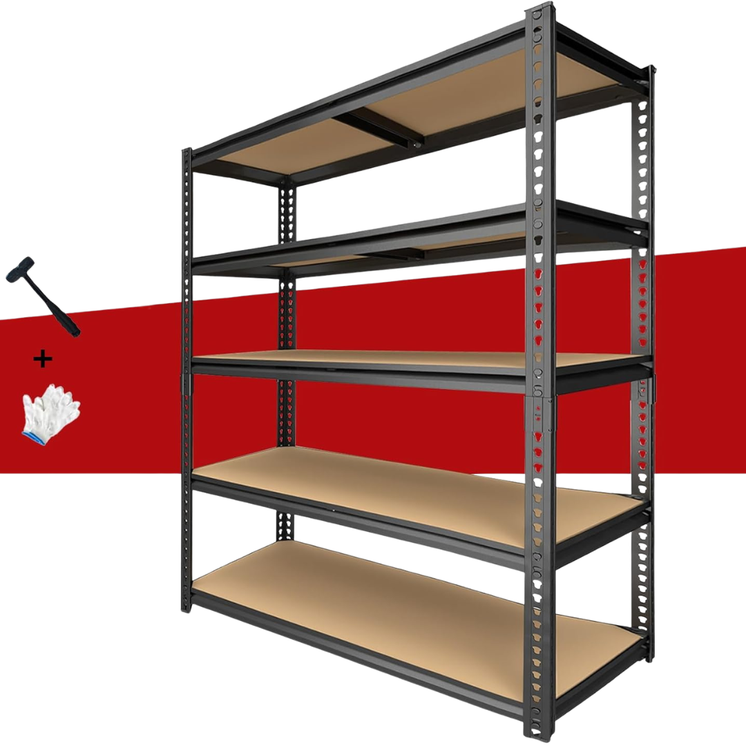5-Tier Heavy Duty Metal Storage Shelves