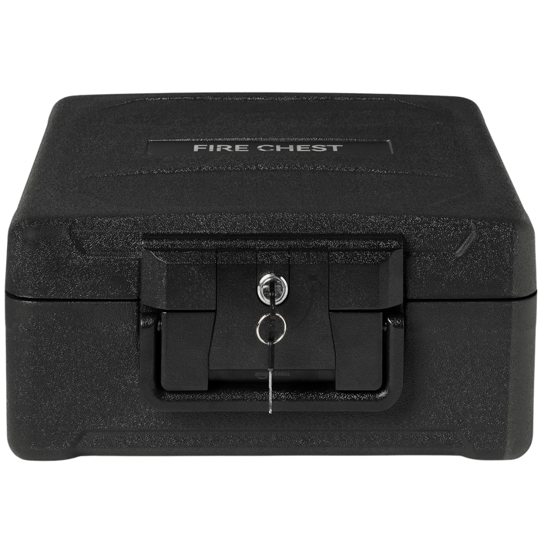 0.39-Cu. Ft. Amazon Basics Fire Chest With Mechanical Key