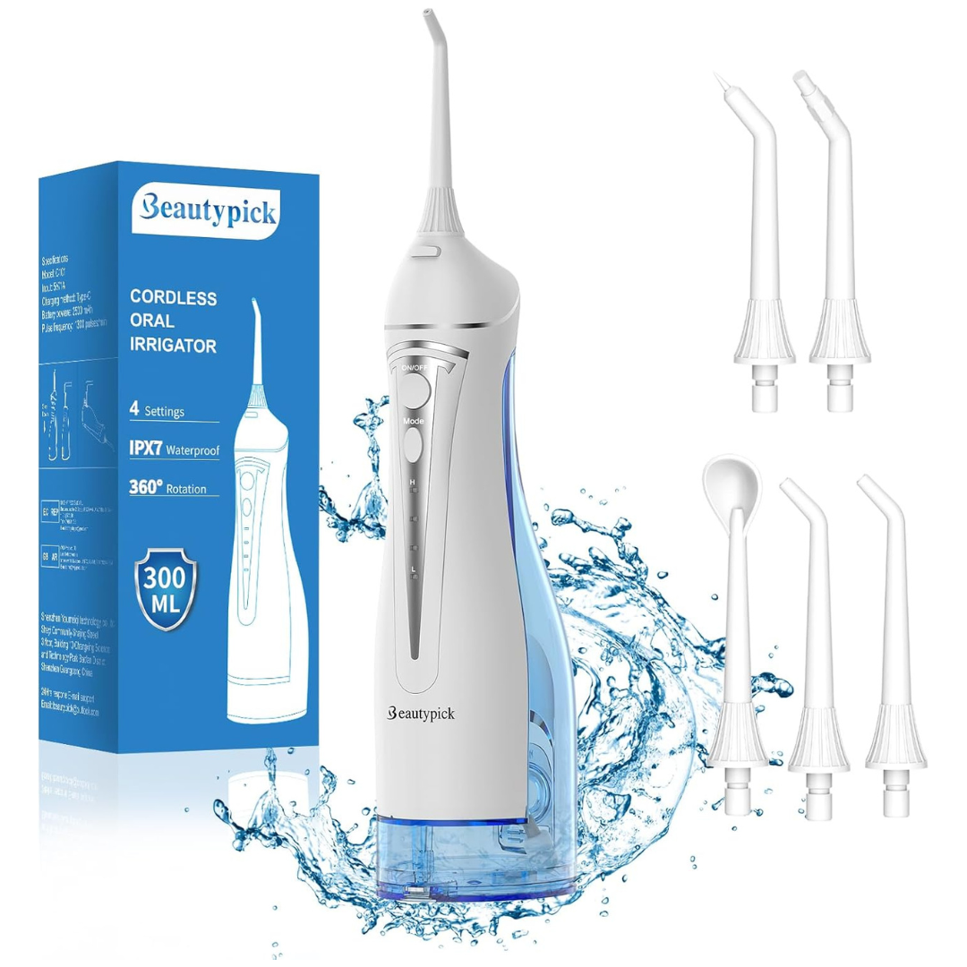 300ML Rechargeable Water Dental Portable Cordless Flosser
