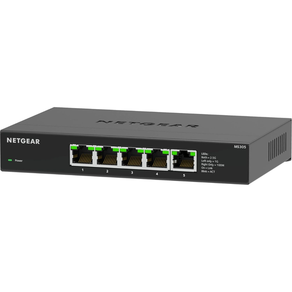 NETGEAR 5-Port 2.5GB Multi-Gigabit Unmanaged Ethernet Switch (MS305)