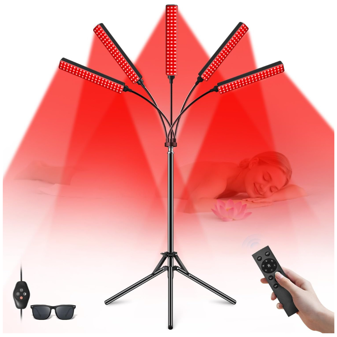 Cholas 5 Heads Red Light Therapy With Stand