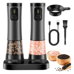 Rechargeable Electric Salt And Pepper Grinder Set