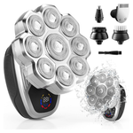 Men's 5-In-1 Electric Wet & Dry Bald Head Shaver