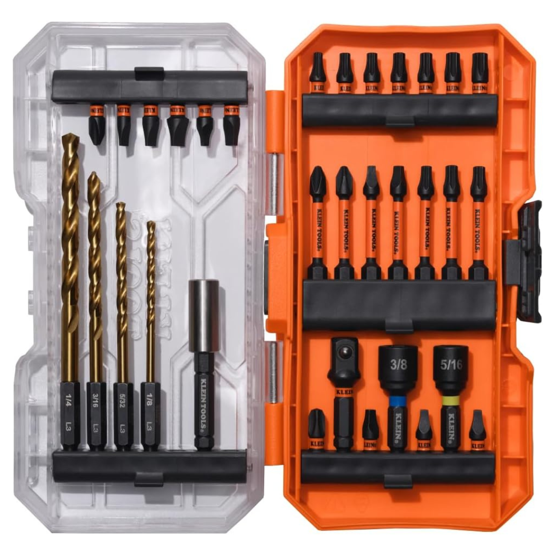 32-Piece Klein Tools 33811 Drill And Driver Bit Set