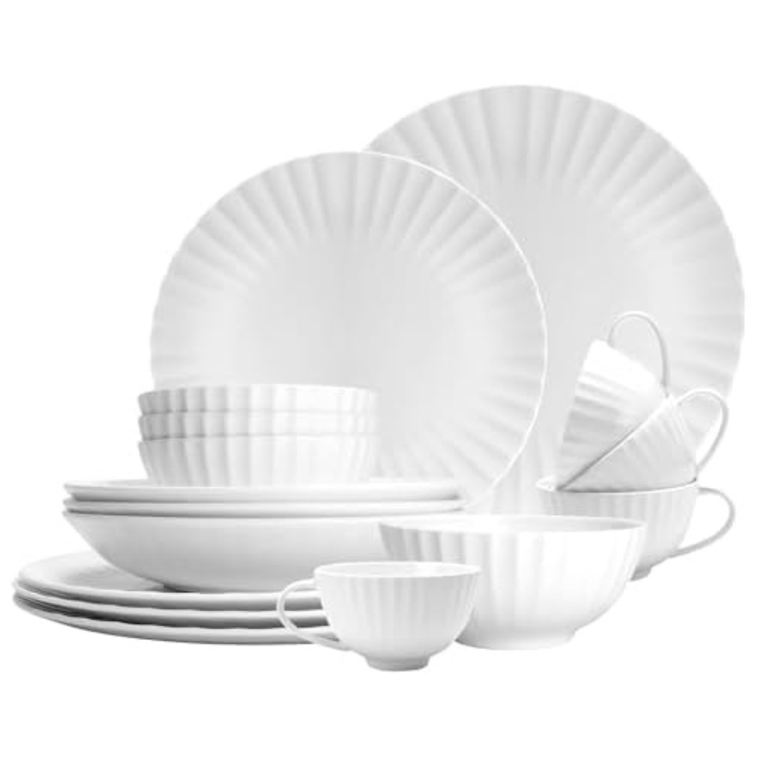 16-Piece Quanshangju Bone China Dinnerware (Service For 4)