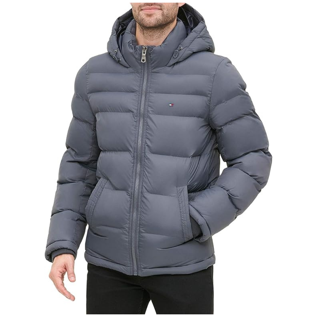 Tommy Hilfiger Men's Classic Hooded Puffer Jacket