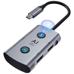 7-in-1 AI USB C Dual 4K 100W PD Docking Station