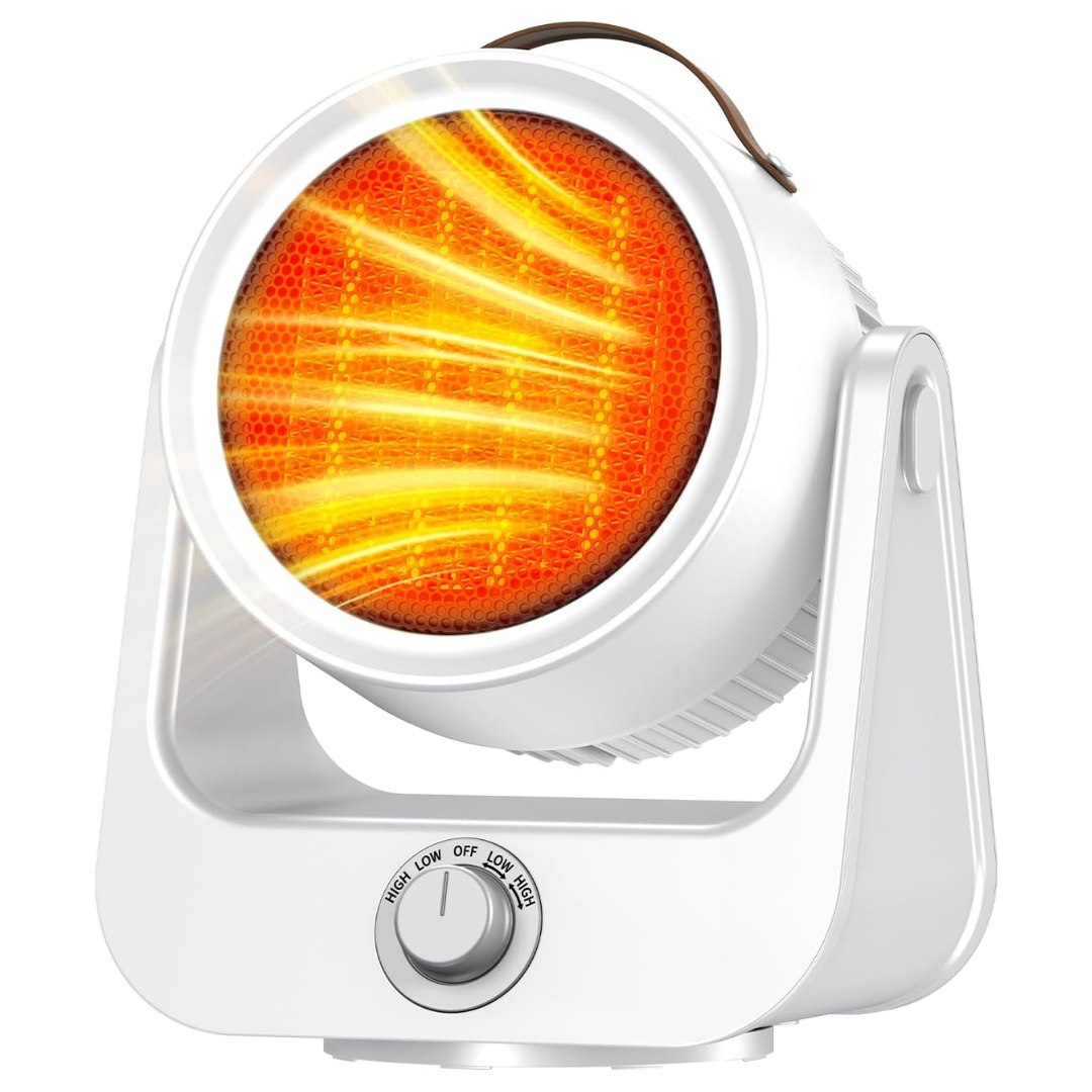 1500W PTC Ceramic 3D Swing & 4 Modes Garage Electric Heater