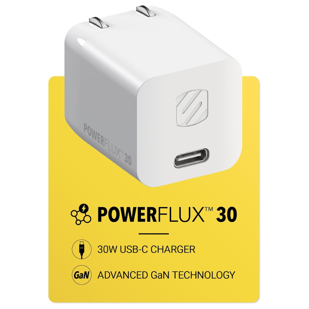 Scosche PowerFlux 30W USB-C Wall Charger Block