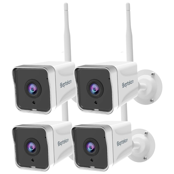 4-Pack Septekon Outdoor Security Camera