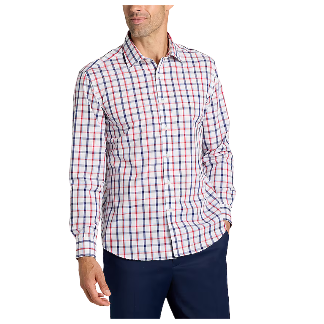 1905 Collection Tailored Fit Large Check Sportshirt