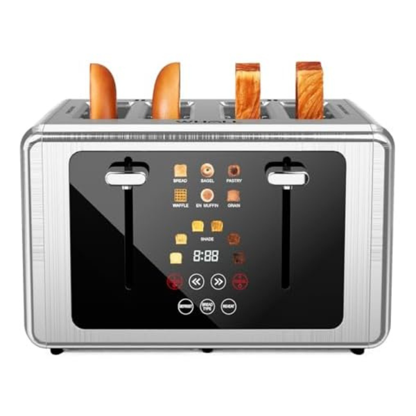 4 Slice Whall Touch Screen Smart Toaster