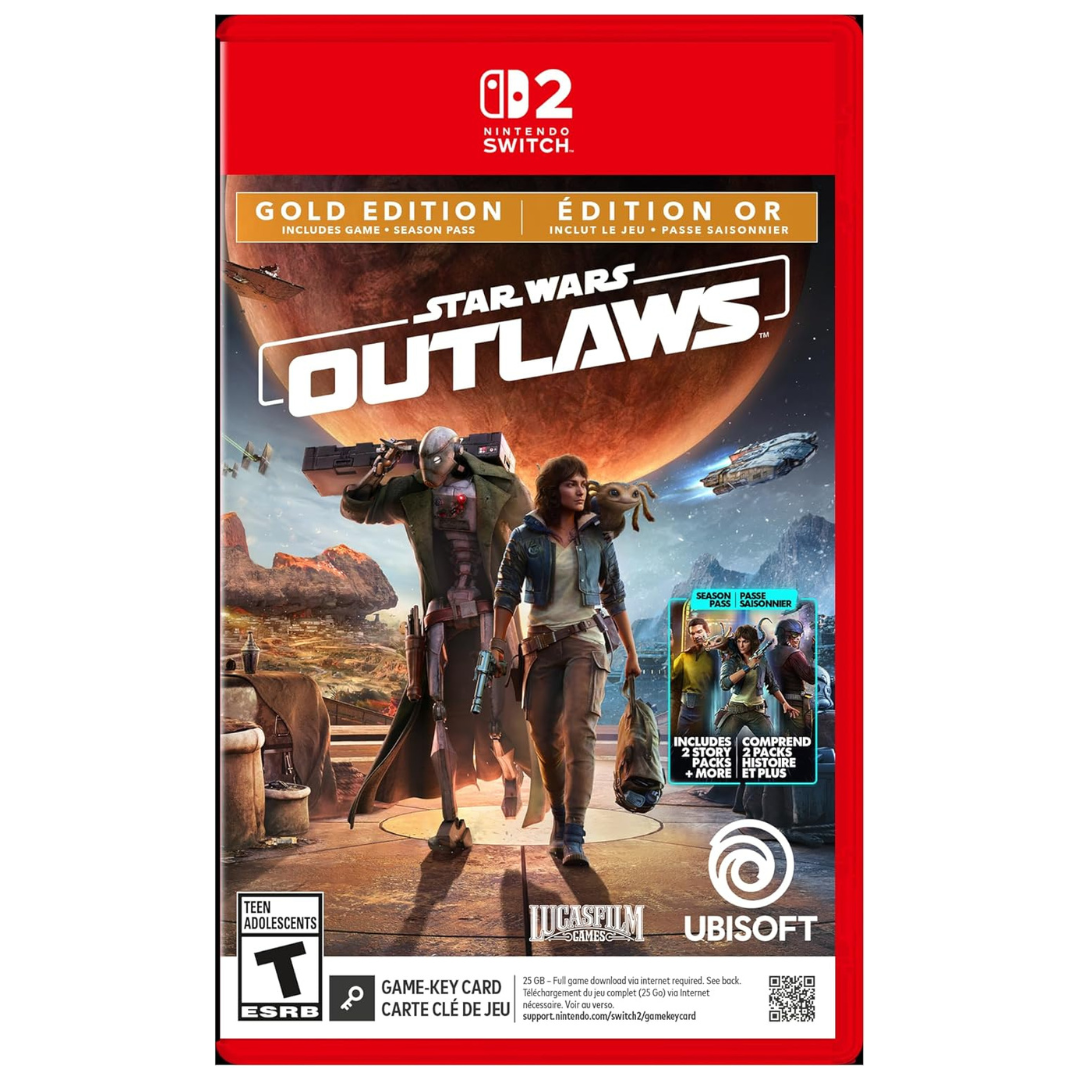 Star Wars Outlaws Gold Edition For Nintendo Switch 2