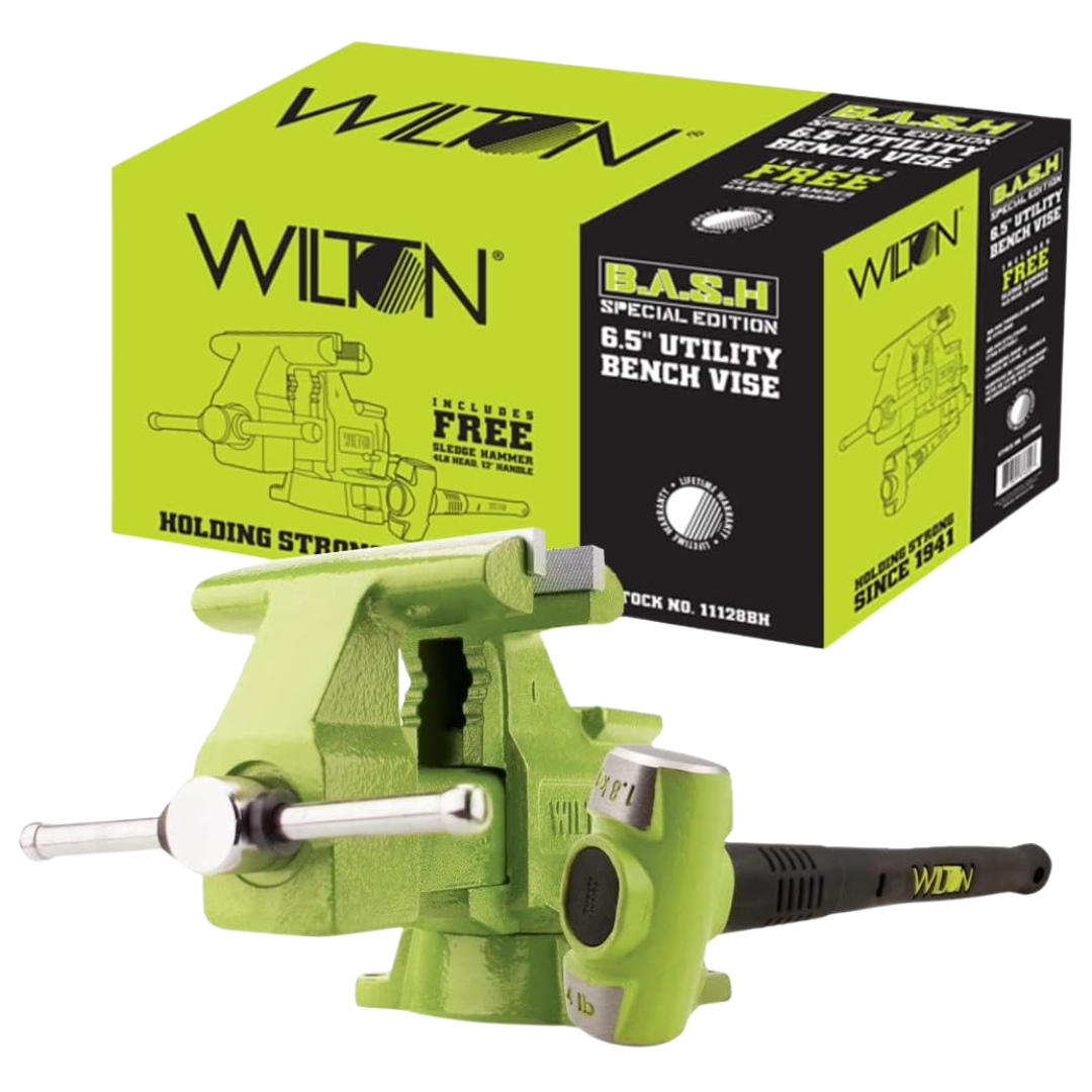 Wilton Special Edition B.A.S.H 6-1/2" Utility Vise & 4 lb. Sledge Hammer