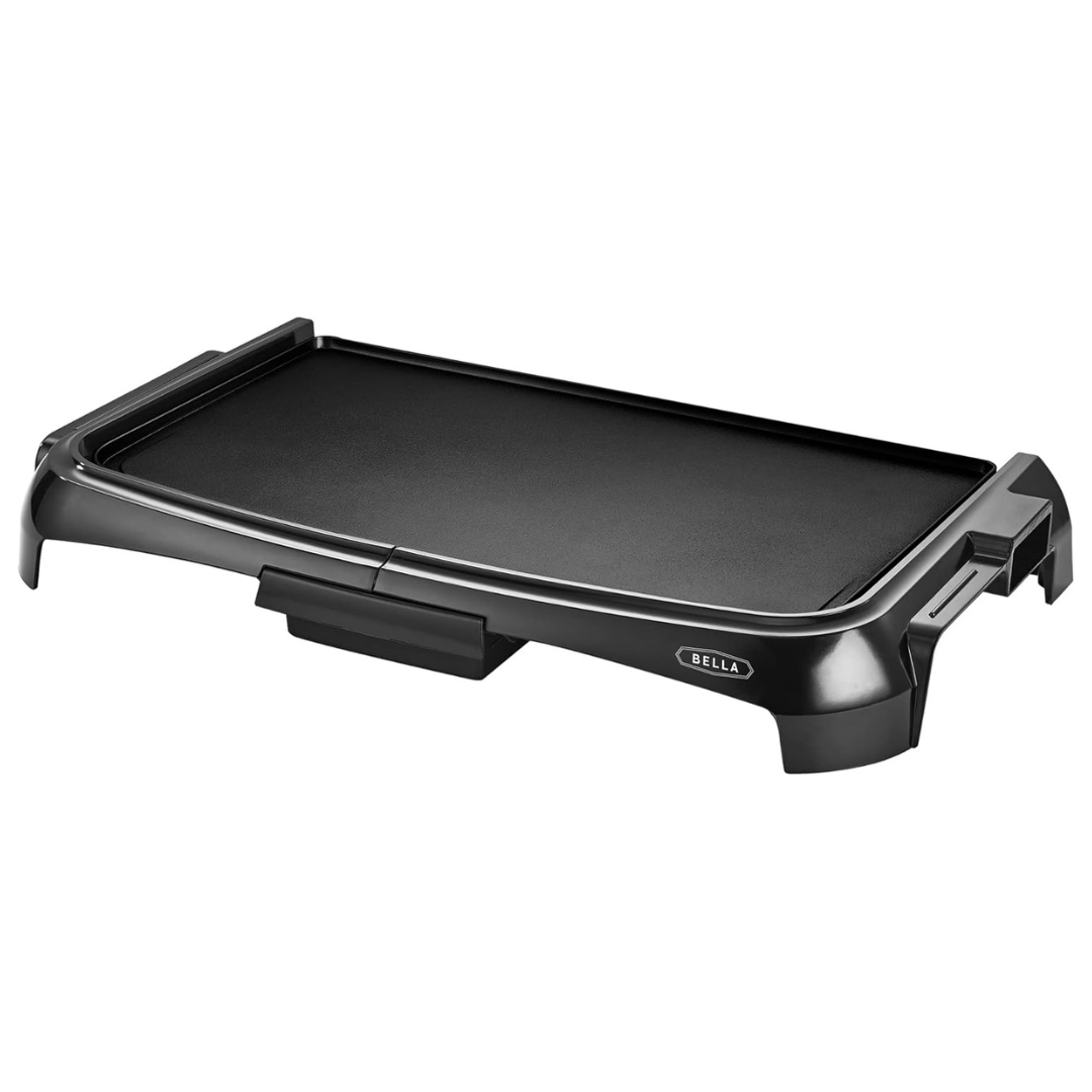 Bella 10" x 16" Non-Stick Adjustable Control Knob Griddle