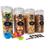 4-Pack Chef's Path BPA-Free Storage Box With Spoons And Marker