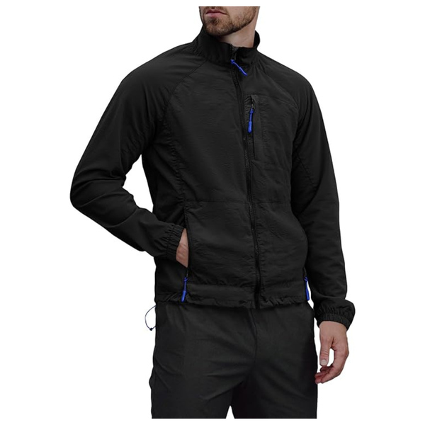 Men's Lightweight Windbreaker Athletic Jacket