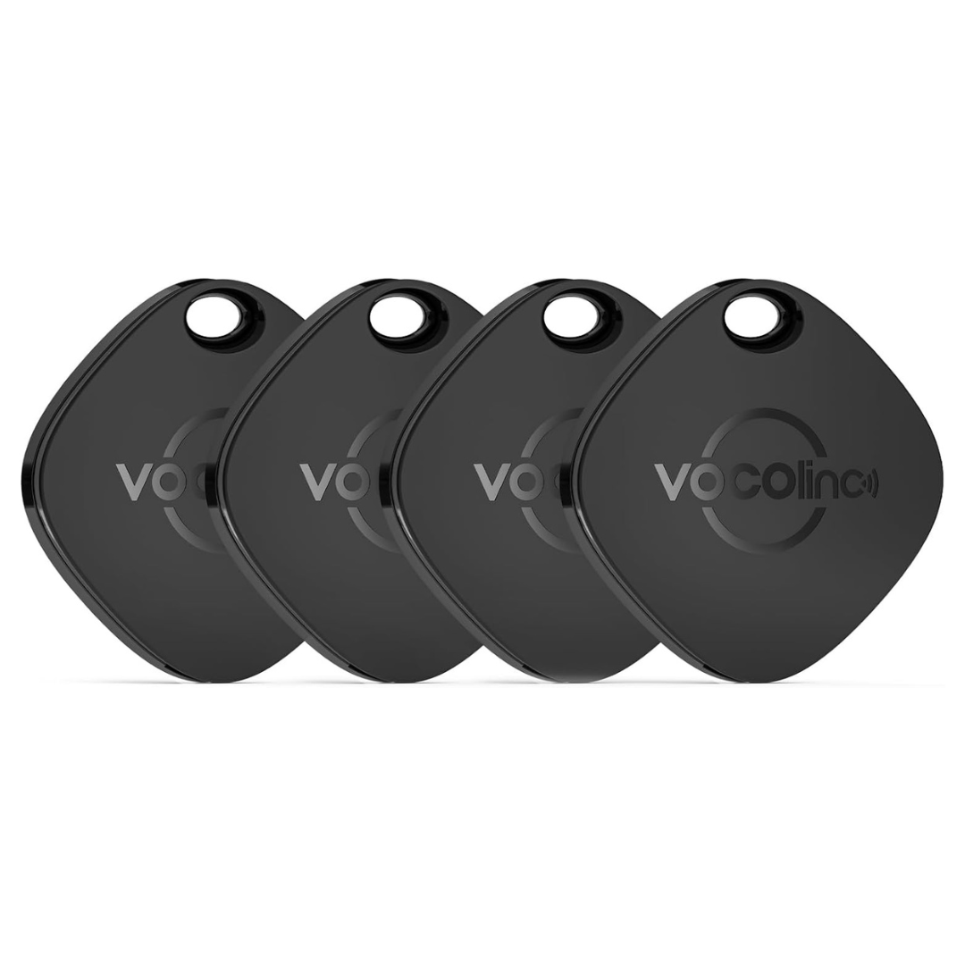 4-Pack Air Tracker Tags Compatible With Apple Find My App (iOS Only)