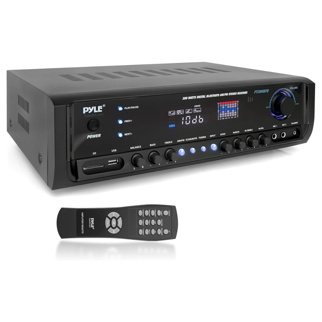 Pyle PT390BTU.3 Wireless Bluetooth Home Amplifier