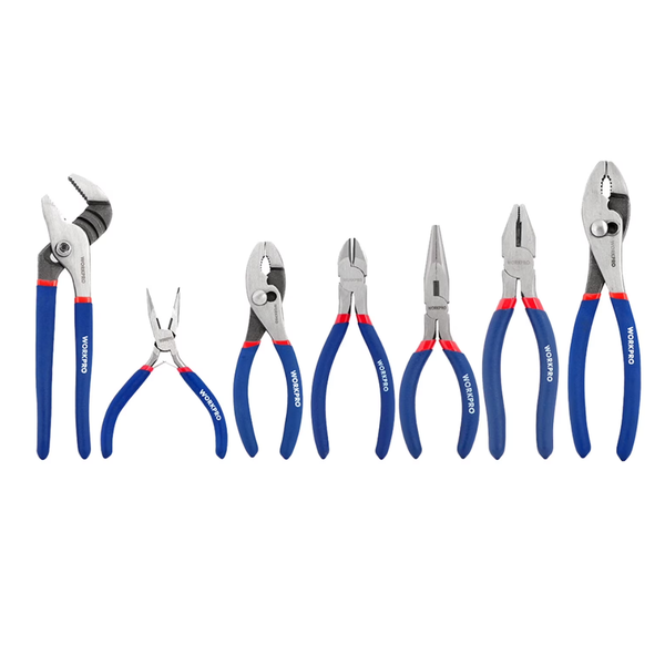 7-Piece Workpro Pliers Set With Groove Joint