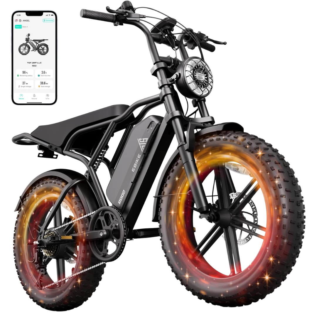 TST 1500W Peak 20" Electric Bike With 60 Miles Range