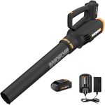 Worx 20V 360 CFM 75 MPH Cordless Turbine Leaf Blower W/ Battery & Charger
