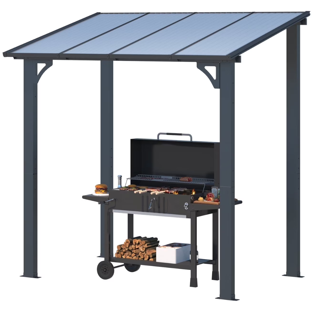 5' x 8' Aluminum Hardtop Patio Pergola