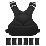 Ragebby Unisex 4-10lb Adjustable Weighted Vest (Black)