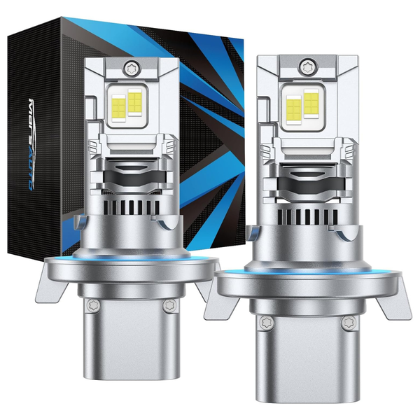 2-Pack Marsauto H13/9008 36,000LM Dual Beam LED Bulbs