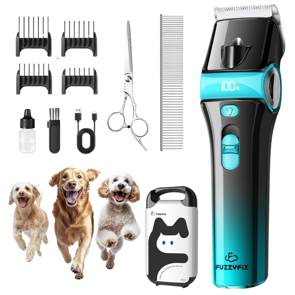 FuzzyFix 5-in-1 Cordless Rechargeable Pet Shaver