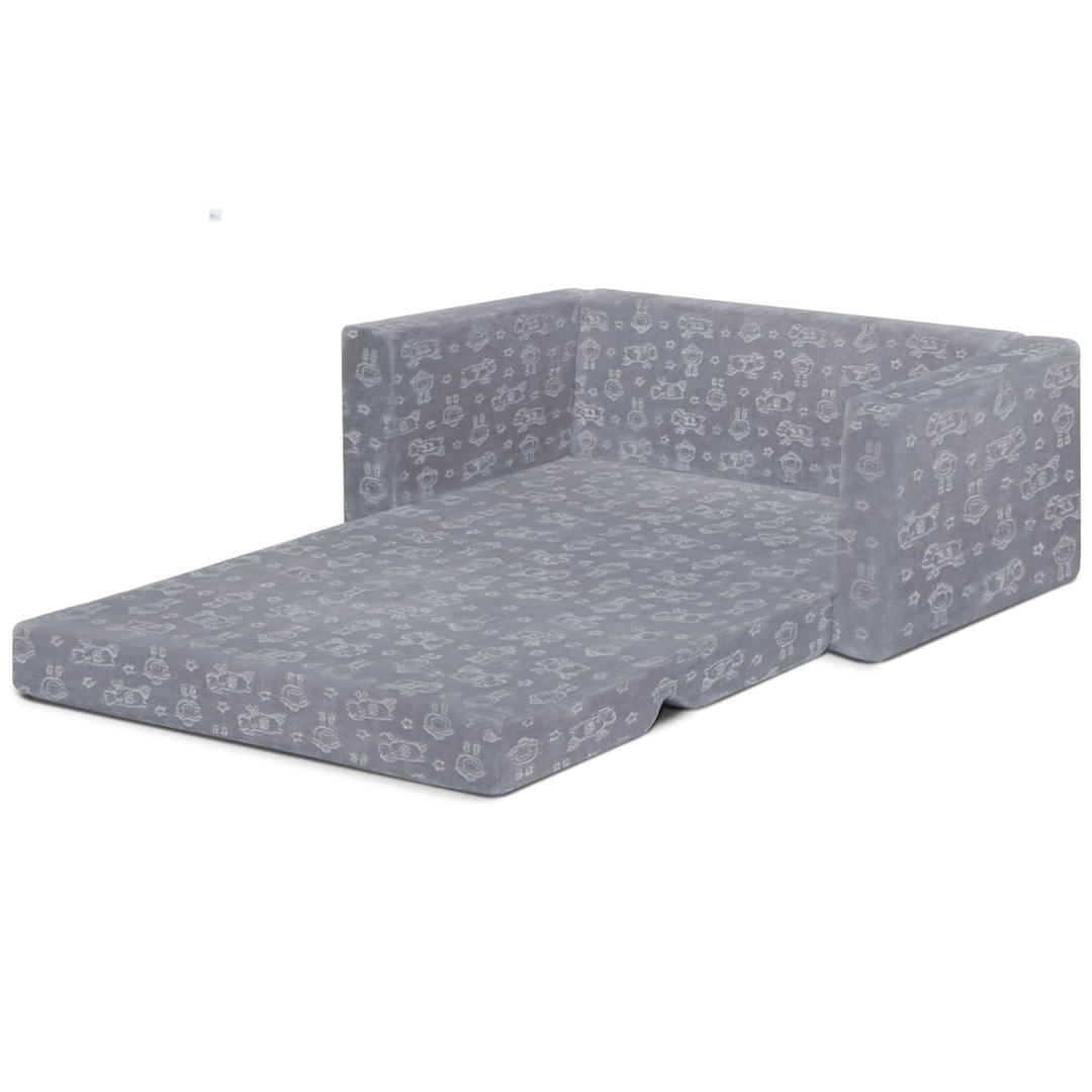 Serta Perfect Comfy 2-in-1 Flip Couch/Sleeper Sofa To Lounger