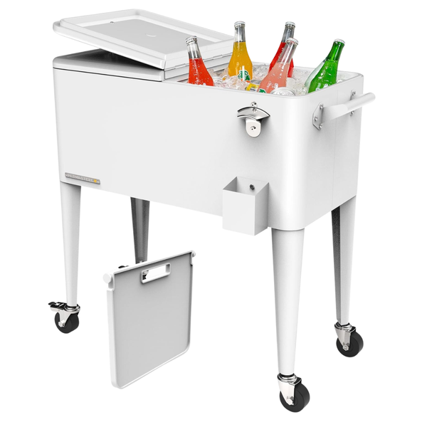 80-Qt Capacity Spacious Party Cooler With Divider