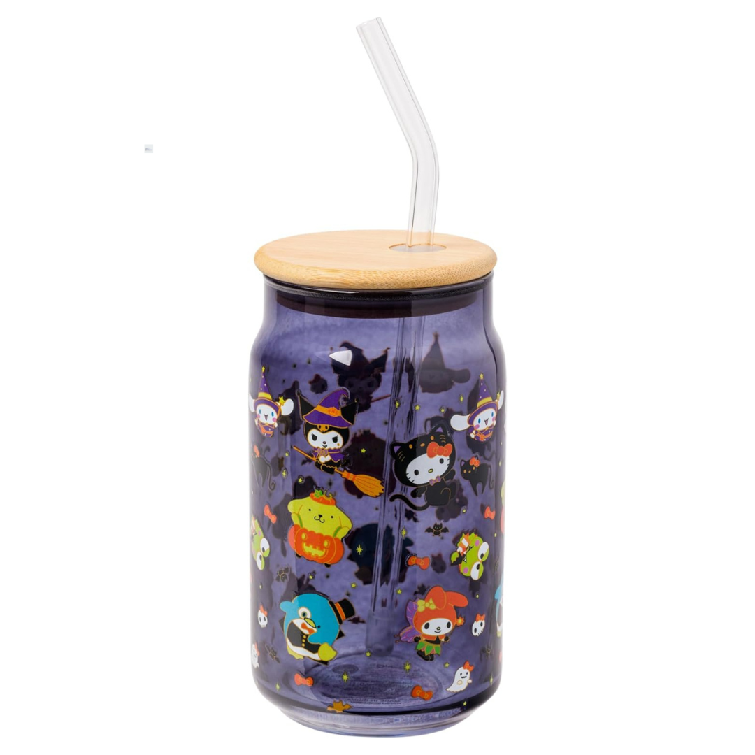 16Oz Silver Buffalo Sanrio Hello Kitty & Friends Halloween Kuromi Tumbler