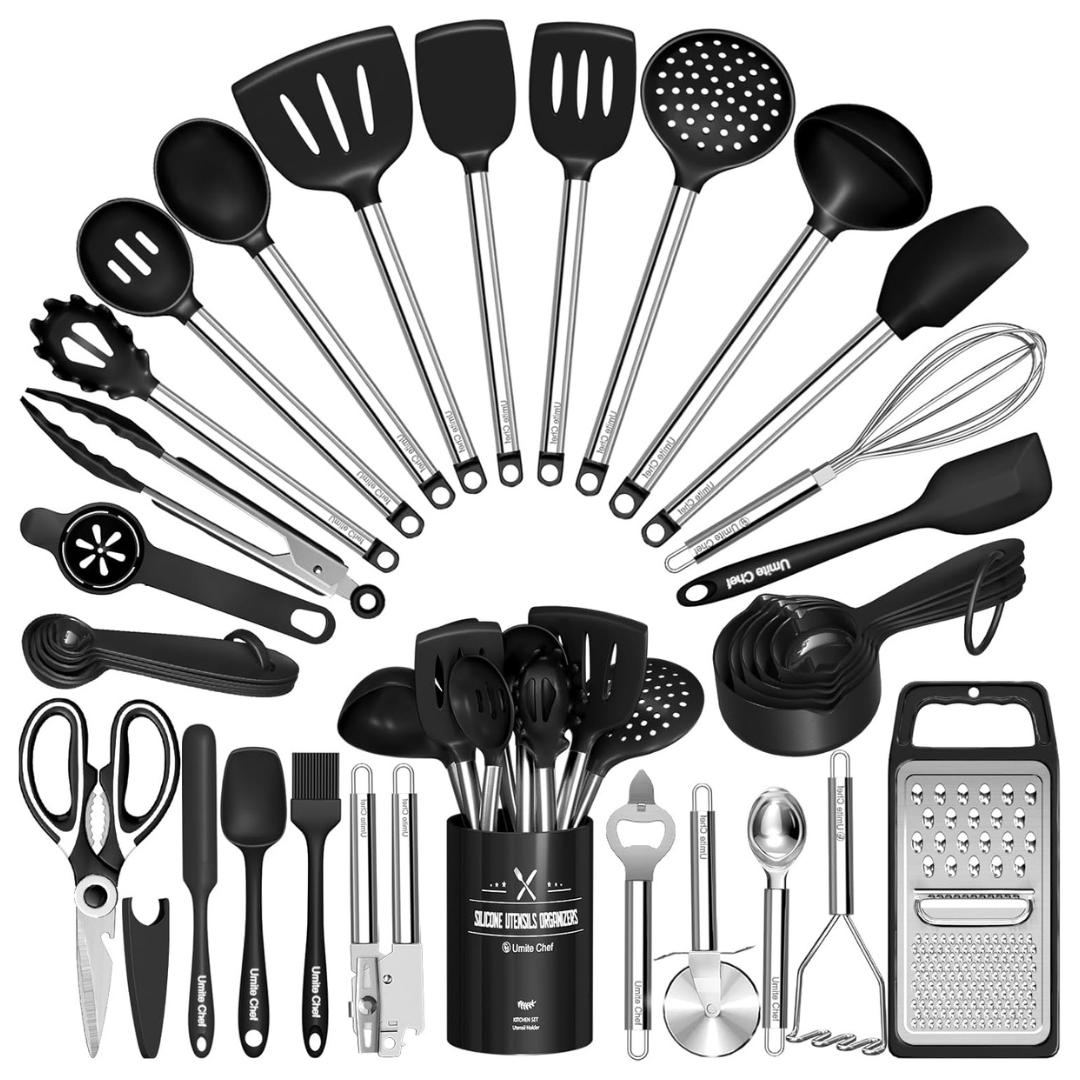 Umite Chef 34 Piece Kitchen Utensils Set