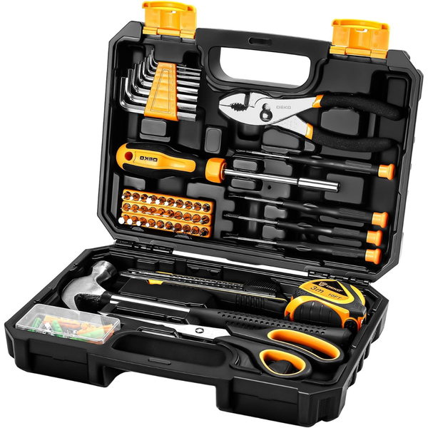 50-Pieces DEKOPRO General Household Hand Tool Kit
