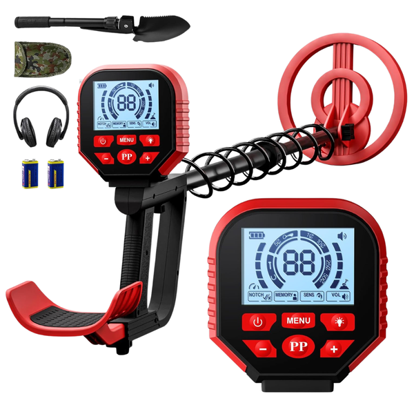 Professional Waterproof Metal Detector With LCD Display
