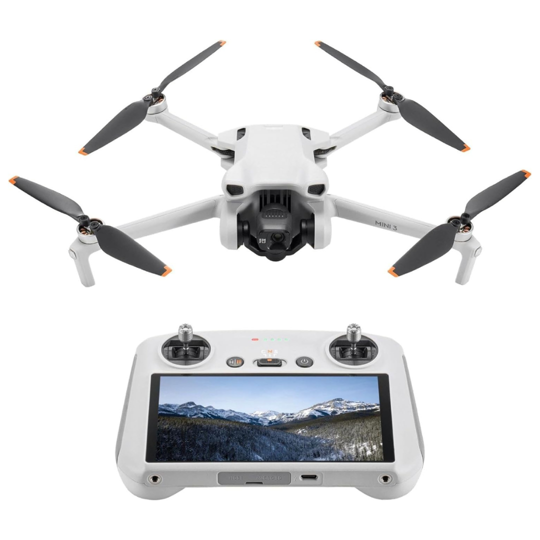 DJI Mini 3 Drone And Remote Control With Built-in Screen (DJI RC)