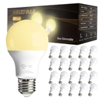 20-Pack dalattin A19 E26 60 Watt LED Light Bulbs